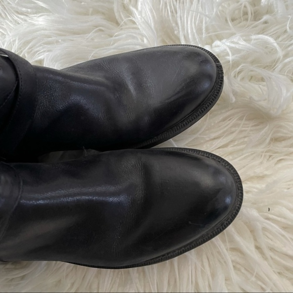 Enzo Angiolini black leather tall boots size 8 - Picture 9 of 11